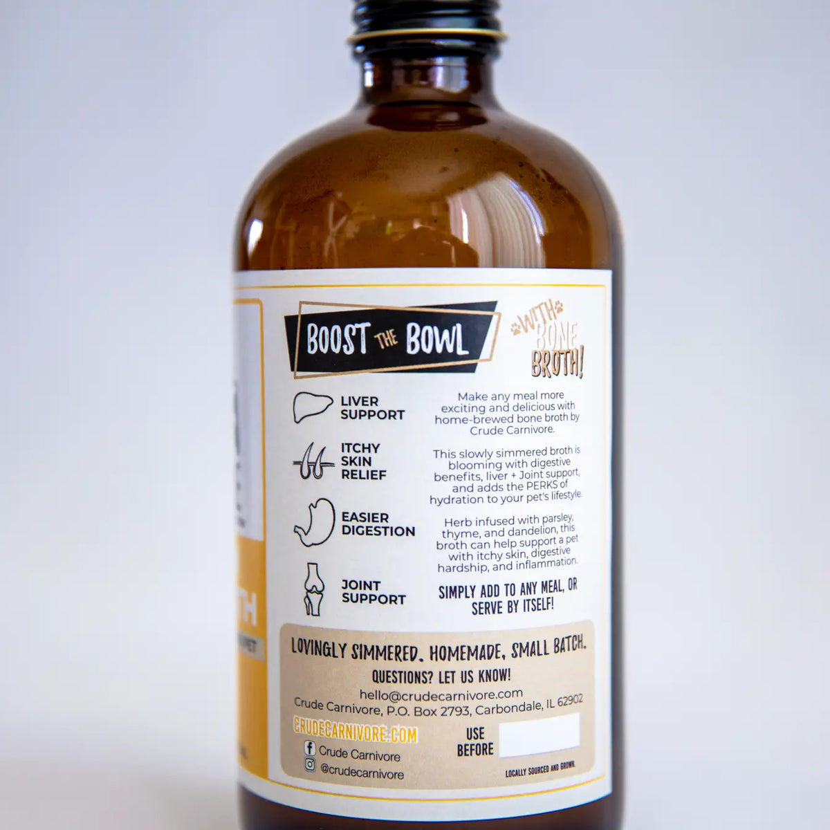 Crude Carnivore Bone Broth- Chicken
