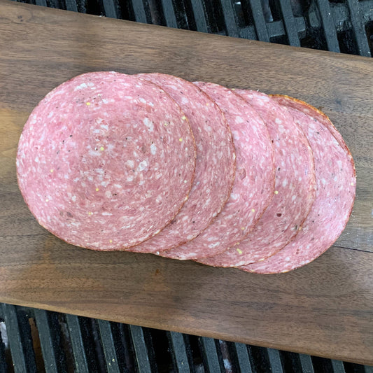 German Style Slicing Summer Sausage image 0