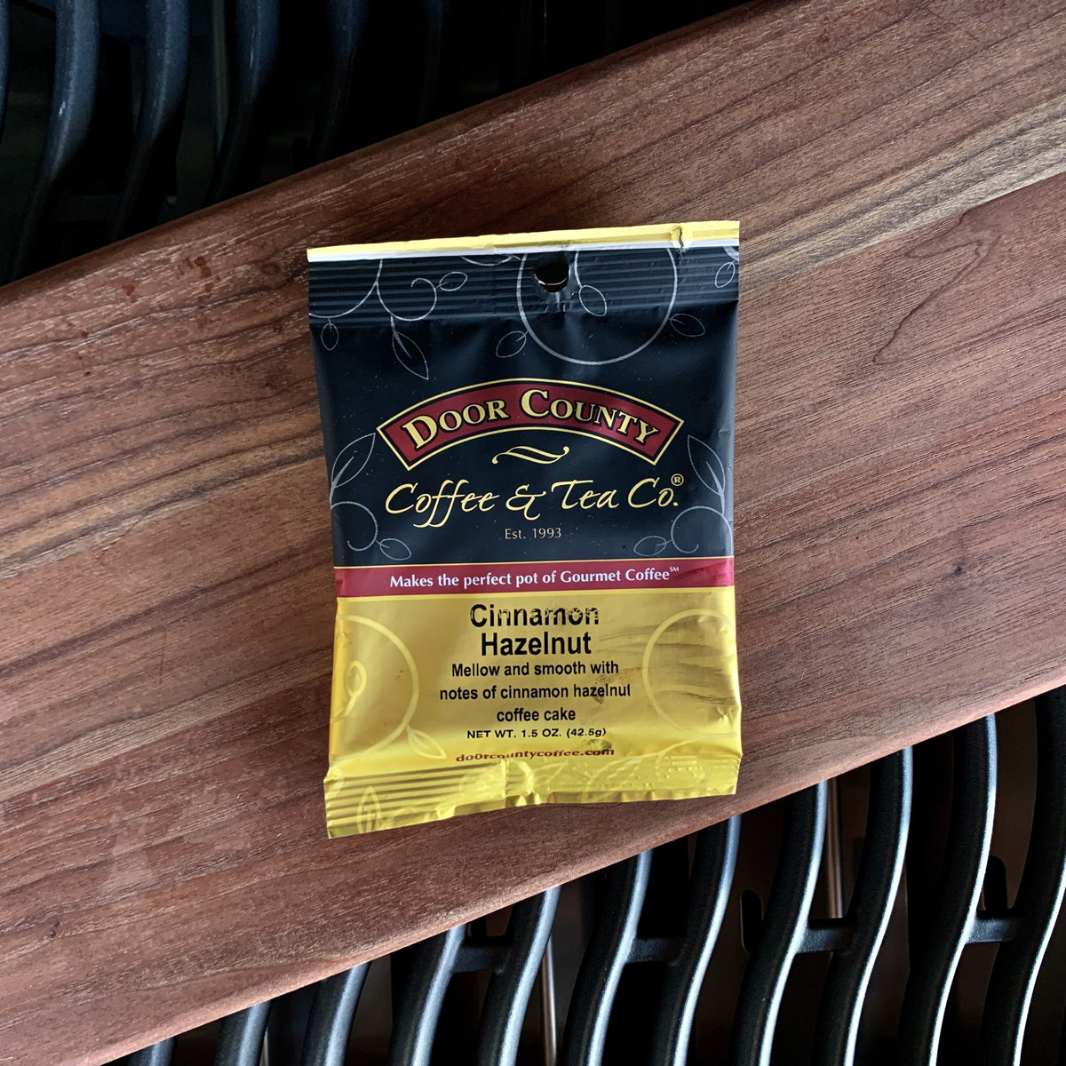 Door County Coffee Grounds - Cinnamon Hazelnut, 1.5 ounces image