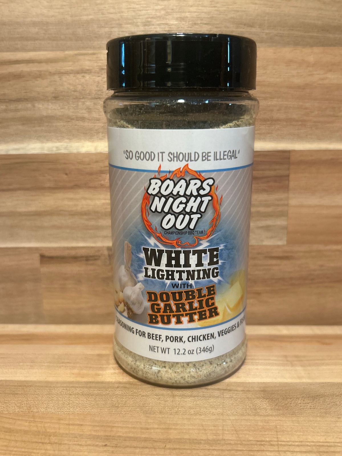 Boars Night Out - White Lightening Double Garlic Butter