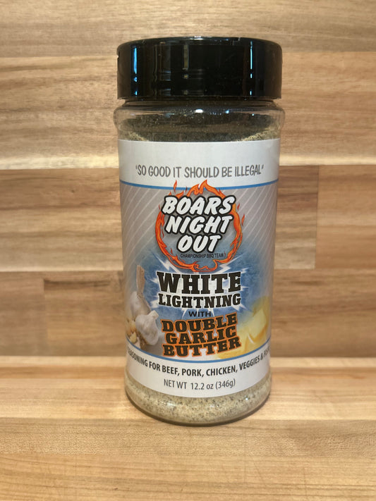 Boars Night Out - White Lightening Double Garlic Butter