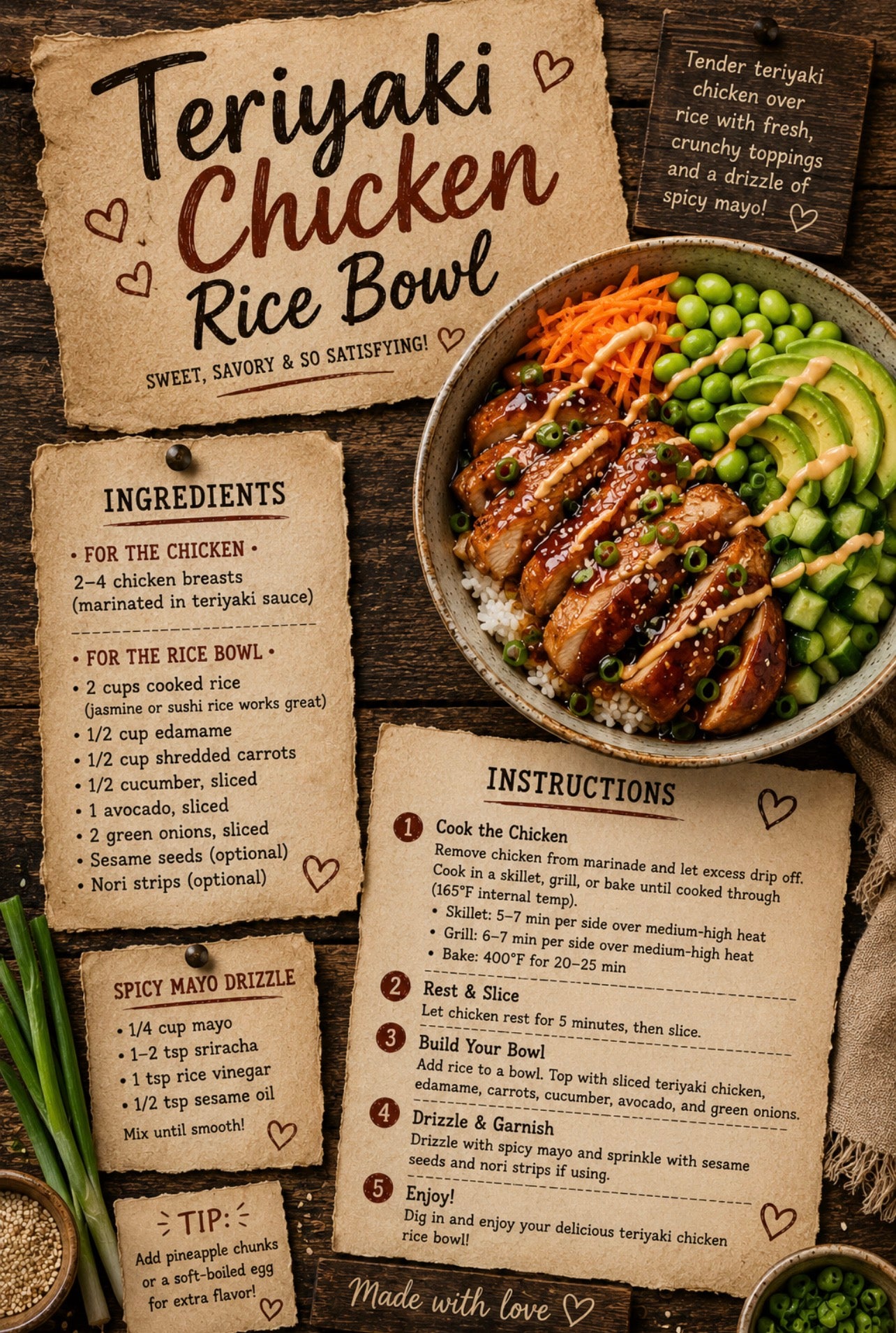 Chicken Breasts- Teriyaki