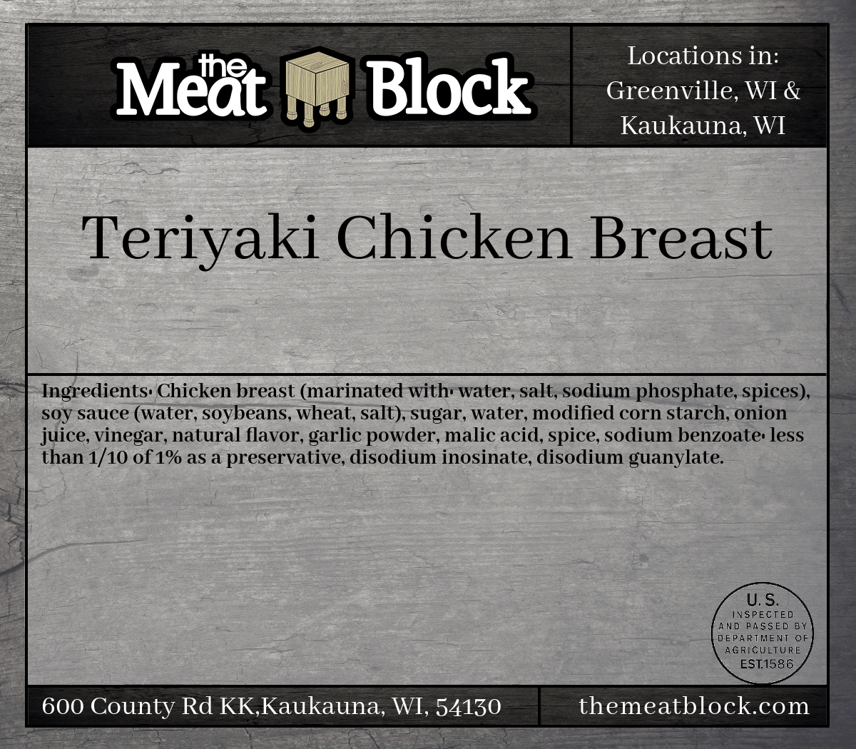 Chicken Breasts- Teriyaki