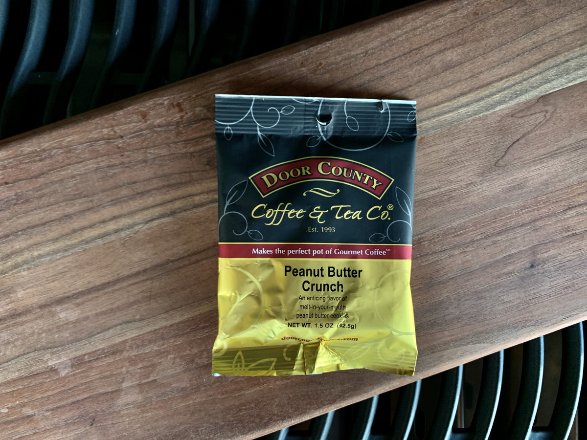 Door County Coffee Grounds - Peanut Butter Crunch, 1.5 ounces image