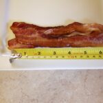 Steve's "Low Salt" Bacon Cooked and Measured