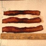 Apple Flavored Smoked Bacon Cooked & Measured