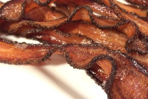 Woods Pepper Bacon Cooked Detail