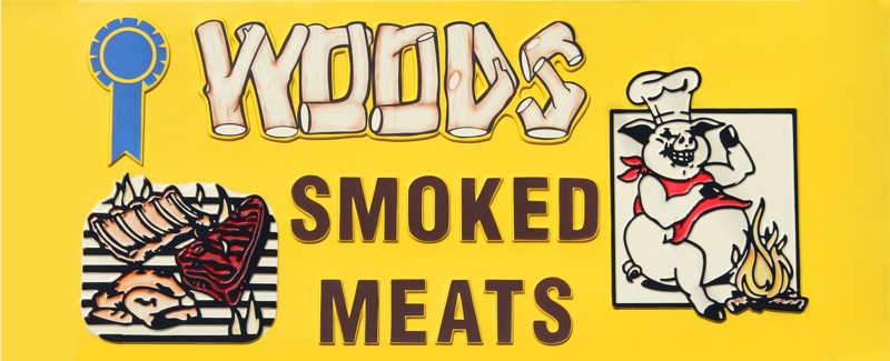 Woods Smoked Meats Logo