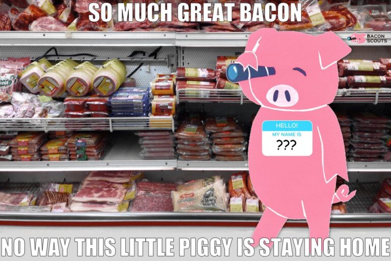 So Much Great Bacon, No Way This Little Piggy Is Staying Home