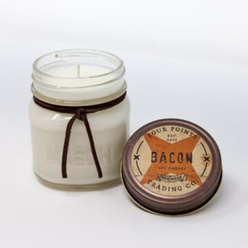 Bacon scented candle