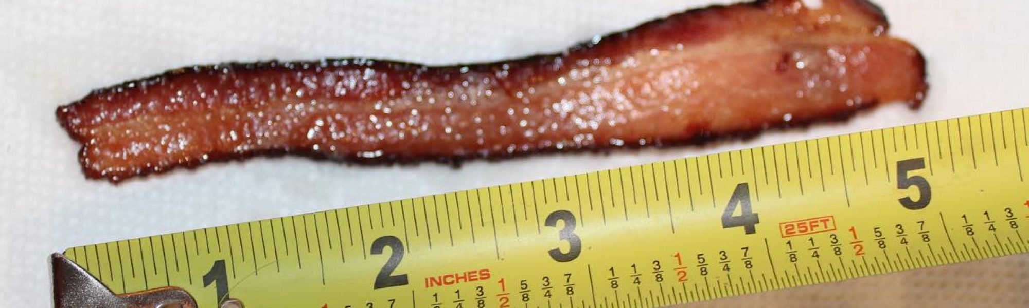 Thrushwood Farms Bacon Cooked Measured